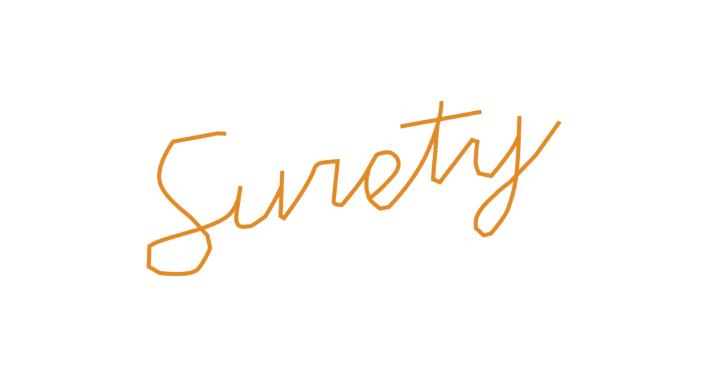 Orange logo for Surety, our boutique hotel in Des Moines, IA