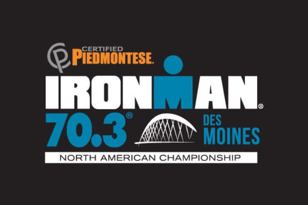 Ad for the Ironman championship near our boutique hotel in Iowa